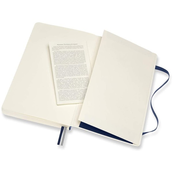 Записник Сапфір м’який середній нелінований, Moleskine Classic Expanded, QP618EXPB20 4