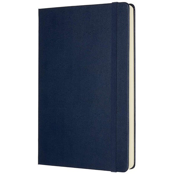 Записник Сапфір середній нелінований, Moleskine Classic Expanded, QP062EXPB20 1