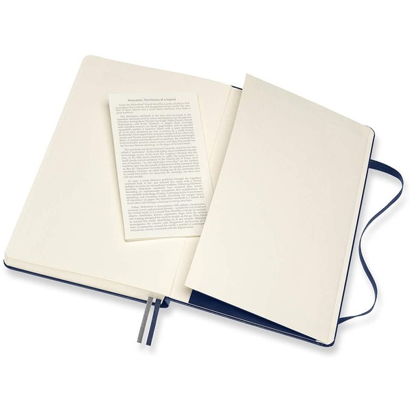 Записник Сапфір середній нелінований, Moleskine Classic Expanded, QP062EXPB20 4