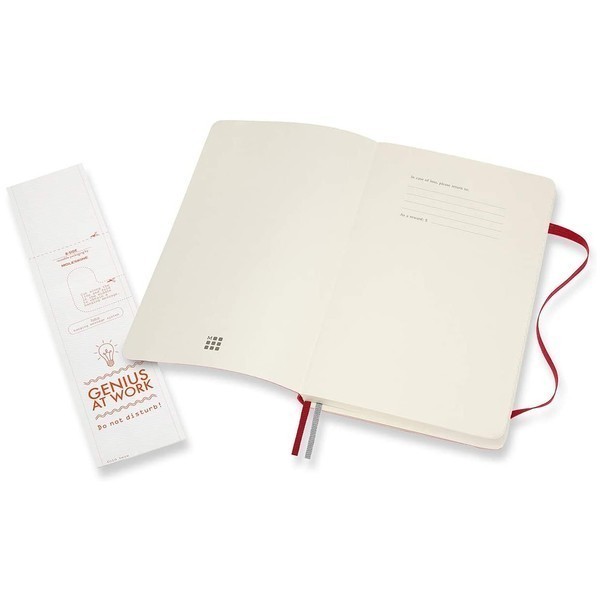 Записник Червоний м’який середній нелінований, Moleskine Classic Expanded, QP618EXPF2 2