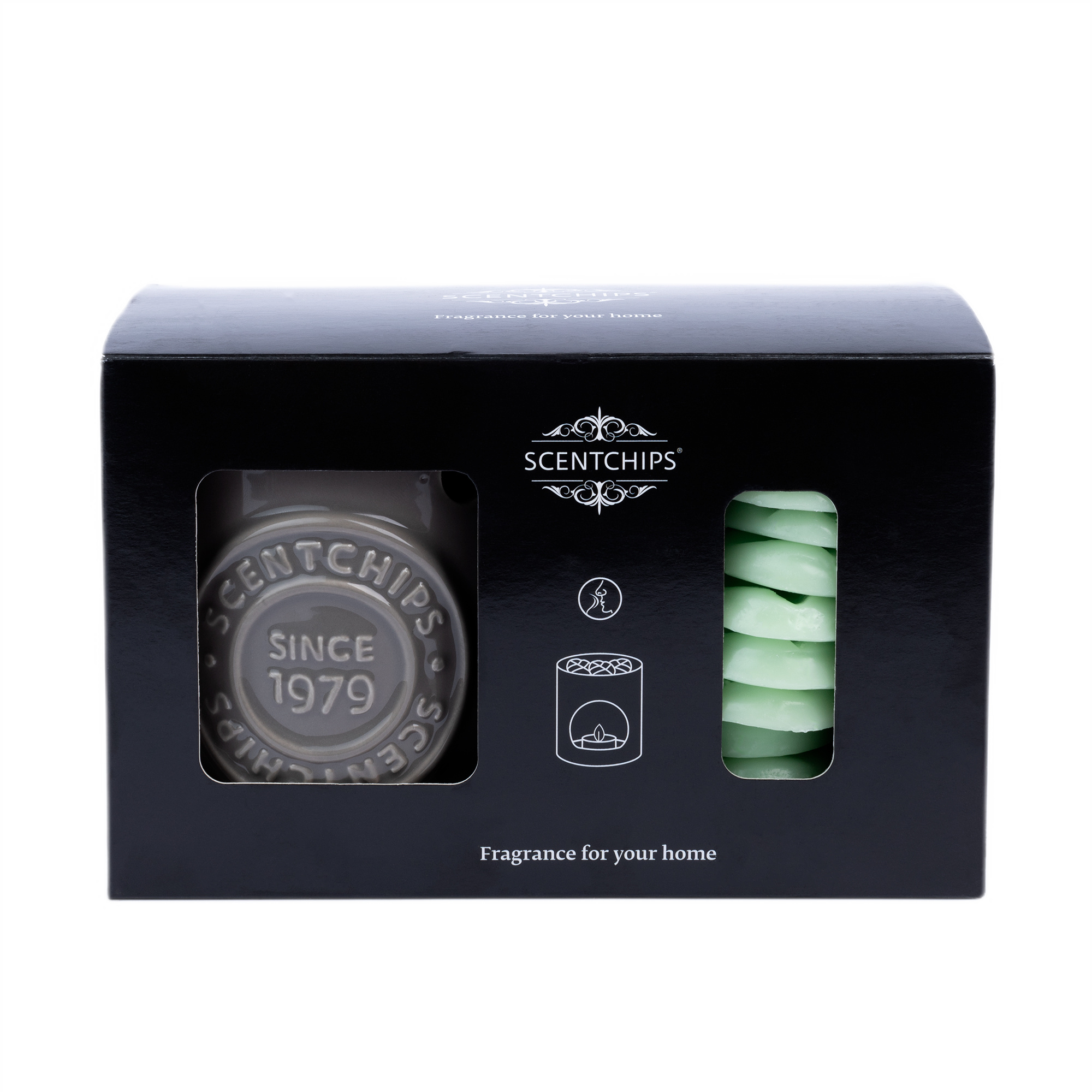 Подарочный ароманабор Scentchips Аромалампа с логотипом "Taupe&Italian", 253809
