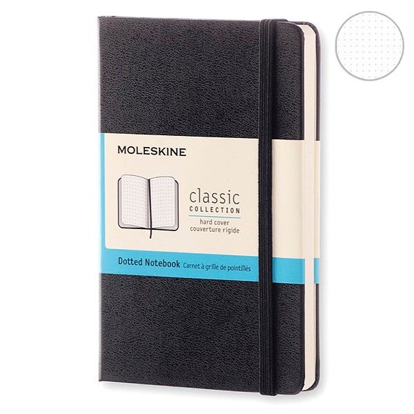 Записник Чорний кишеньк. точка, Moleskine Classic, MM713F