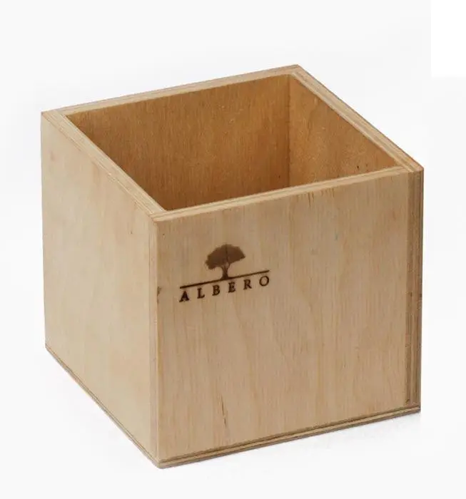 Стакан деревянный 8*8*10 см ТМ `Albero`