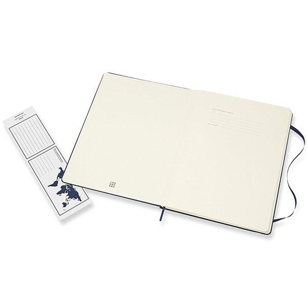 Записник Сапфір великий нелінований, Moleskine Classic, QP092B20F 2