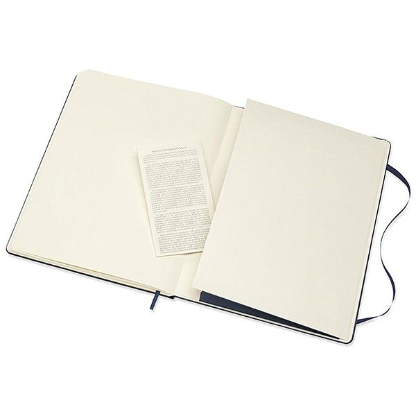 Записник Сапфір великий нелінований, Moleskine Classic, QP092B20F 4