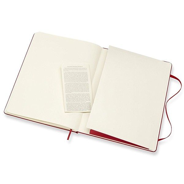 Блокнот Красный большой нелинованный, Moleskine Classic, QP092F2F 4