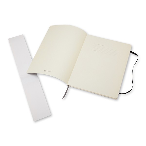 Записник Чорний м’який великий лінійка, Moleskine Classic, QP621F 2