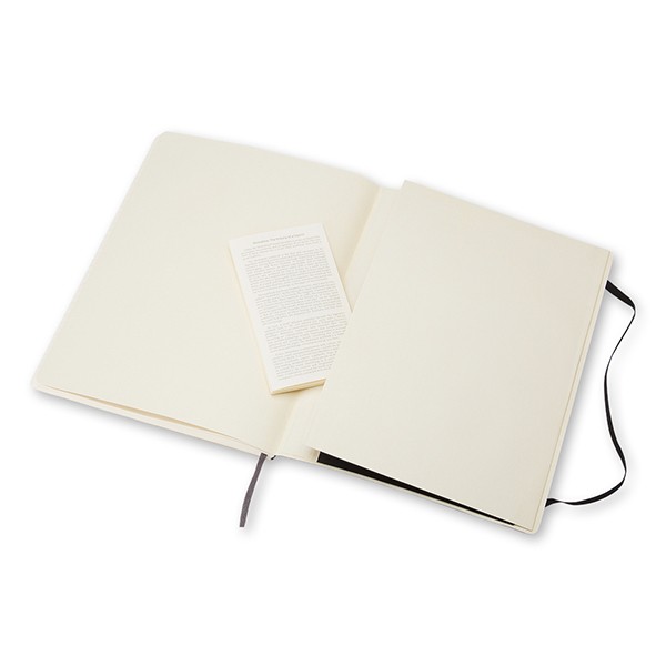 Записник Чорний м’який великий лінійка, Moleskine Classic, QP621F 3