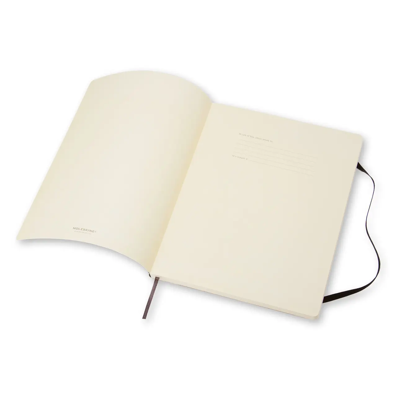 Записник Чорний м’який великий нелінований, Moleskine Classic, QP623F 2