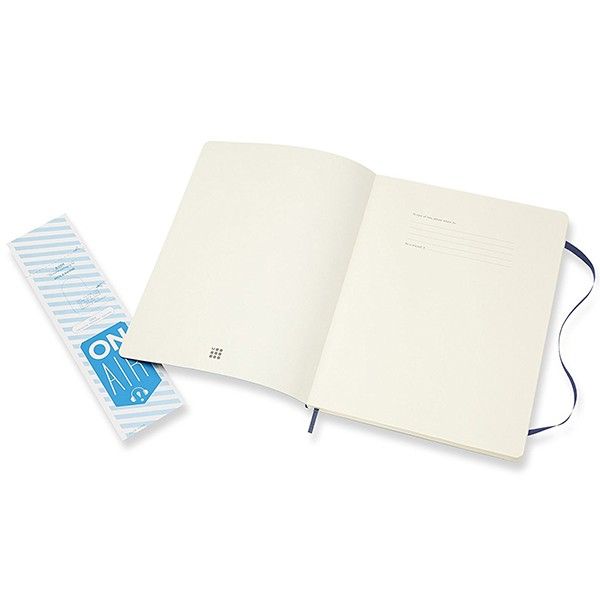 Записник Сапфір м’який великий лінійка, Moleskine Classic, QP621B20 2