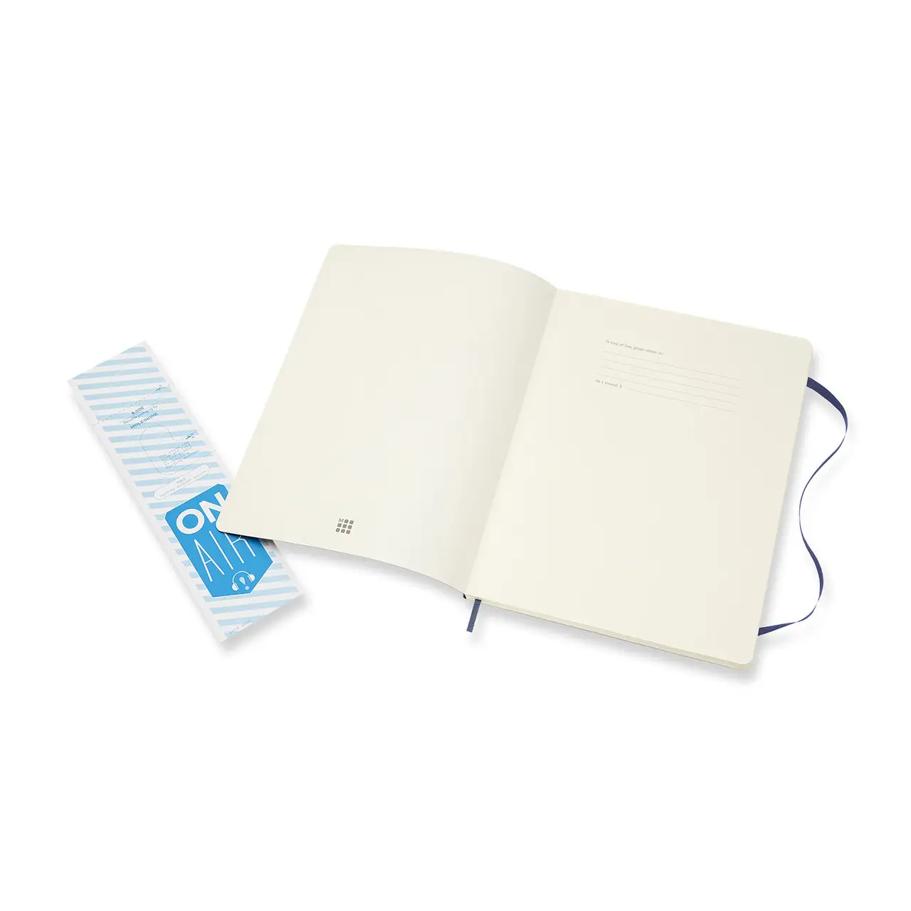 Записник Сапфір м’який великий точка, Moleskine Classic, QP624B20 2
