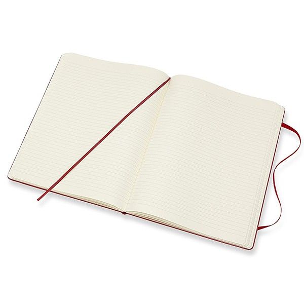 Записник Червоний великий лінійка, Moleskine Classic, QP090F2 3