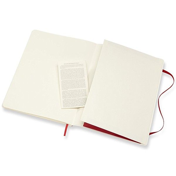 Записник Червоний м’який великий нелінований, Moleskine Classic, QP623F2 4