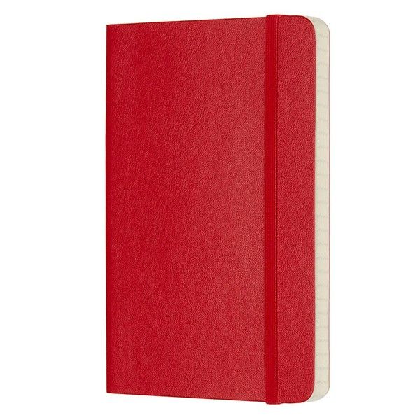 Записник Червоний м’який кишеньк. клітинка, Moleskine Classic, QP612F2 1