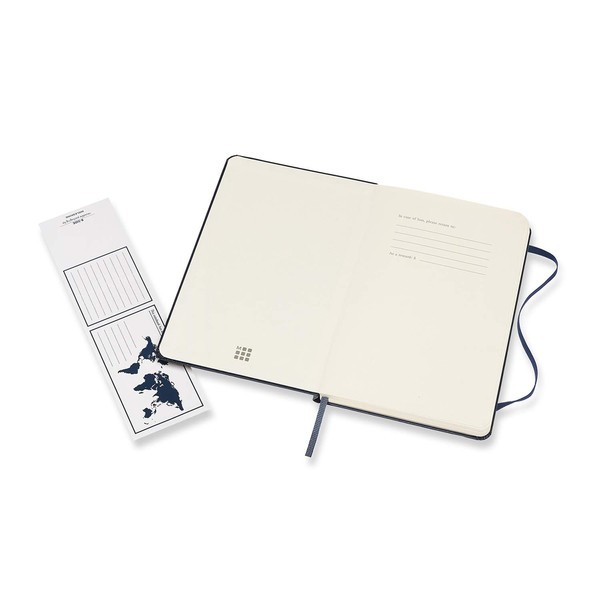 Записник Сапфір медіум нелінован, Moleskine Classic, QP052B20 2