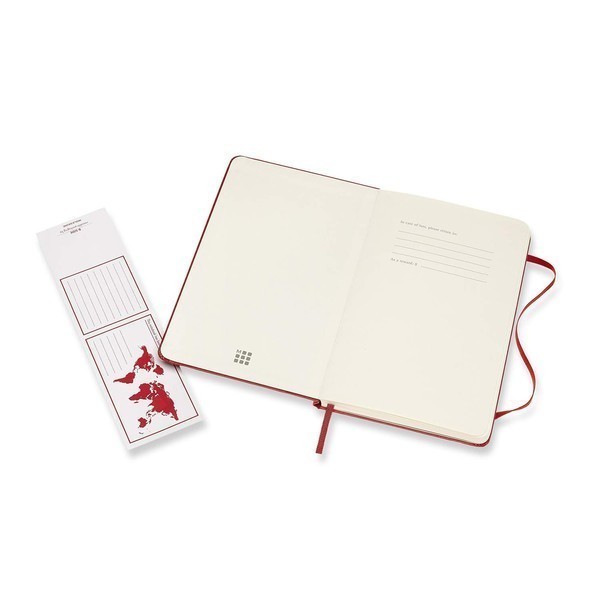 Записник Червоний медіум нелінован, Moleskine Classic, QP052F2 2