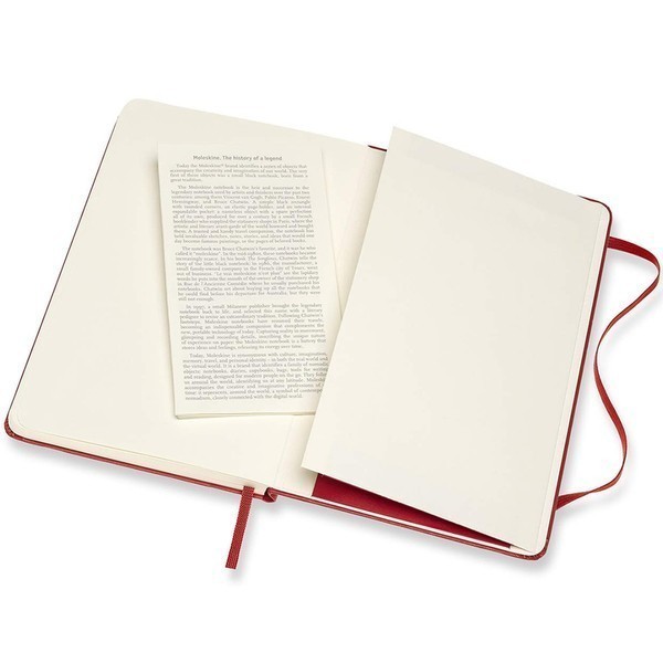 Записник Червоний медіум нелінован, Moleskine Classic, QP052F2 4