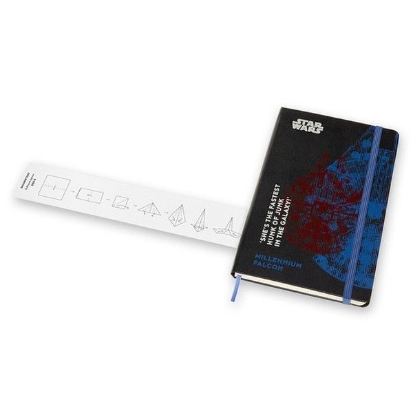 Записник Falcon середній лінійка, Moleskine Star Wars, LESWD01QP060 1
