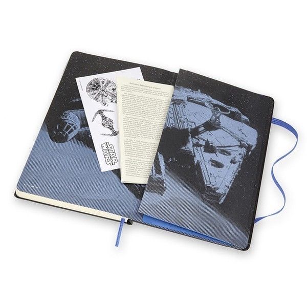 Записник Falcon середній лінійка, Moleskine Star Wars, LESWD01QP060 4