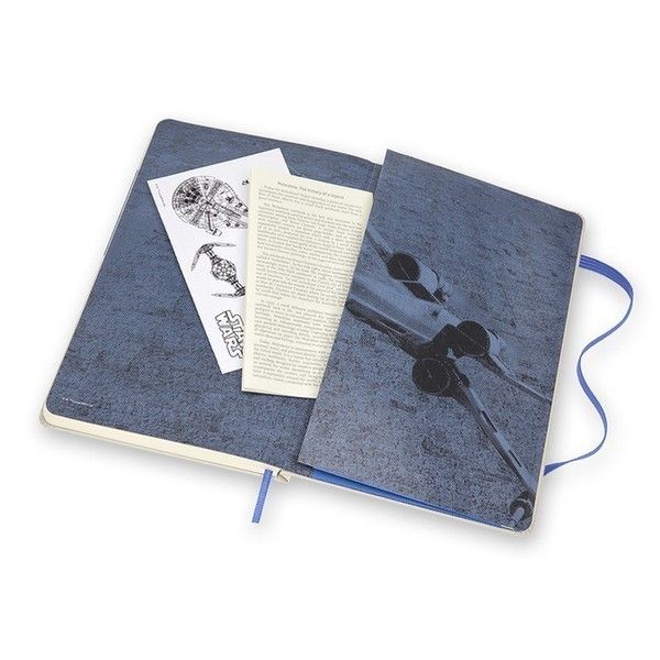 Записник X-Wing середній лінійка, Moleskine Star Wars, LESWD02QP060 4