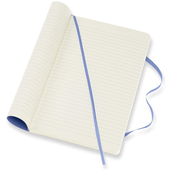 Записник Блакитна Гортензія м`який середній лінійка, Moleskine Classic, QP616B42 3