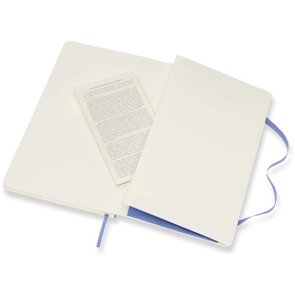 Записник Блакитна Гортензія м`який середній нелінов, Moleskine Classic, QP618B42 4