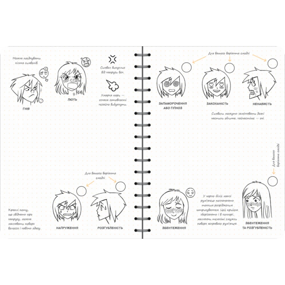 Блокнот "SketchBook. Малюємо мангу та аніме", (у) (2442) 7