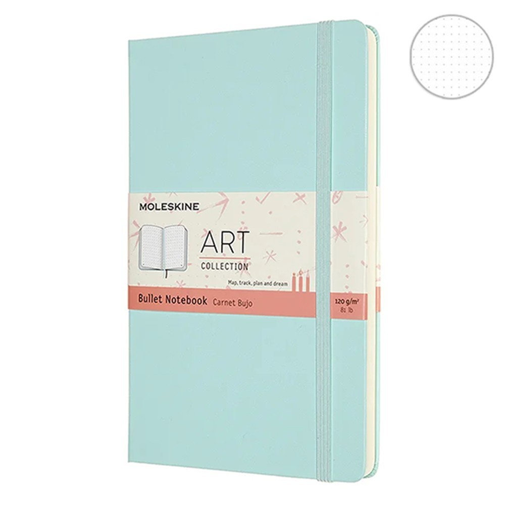 Записник Аквамарин середній, Moleskine Art Bullet, ARTBULNT3B24