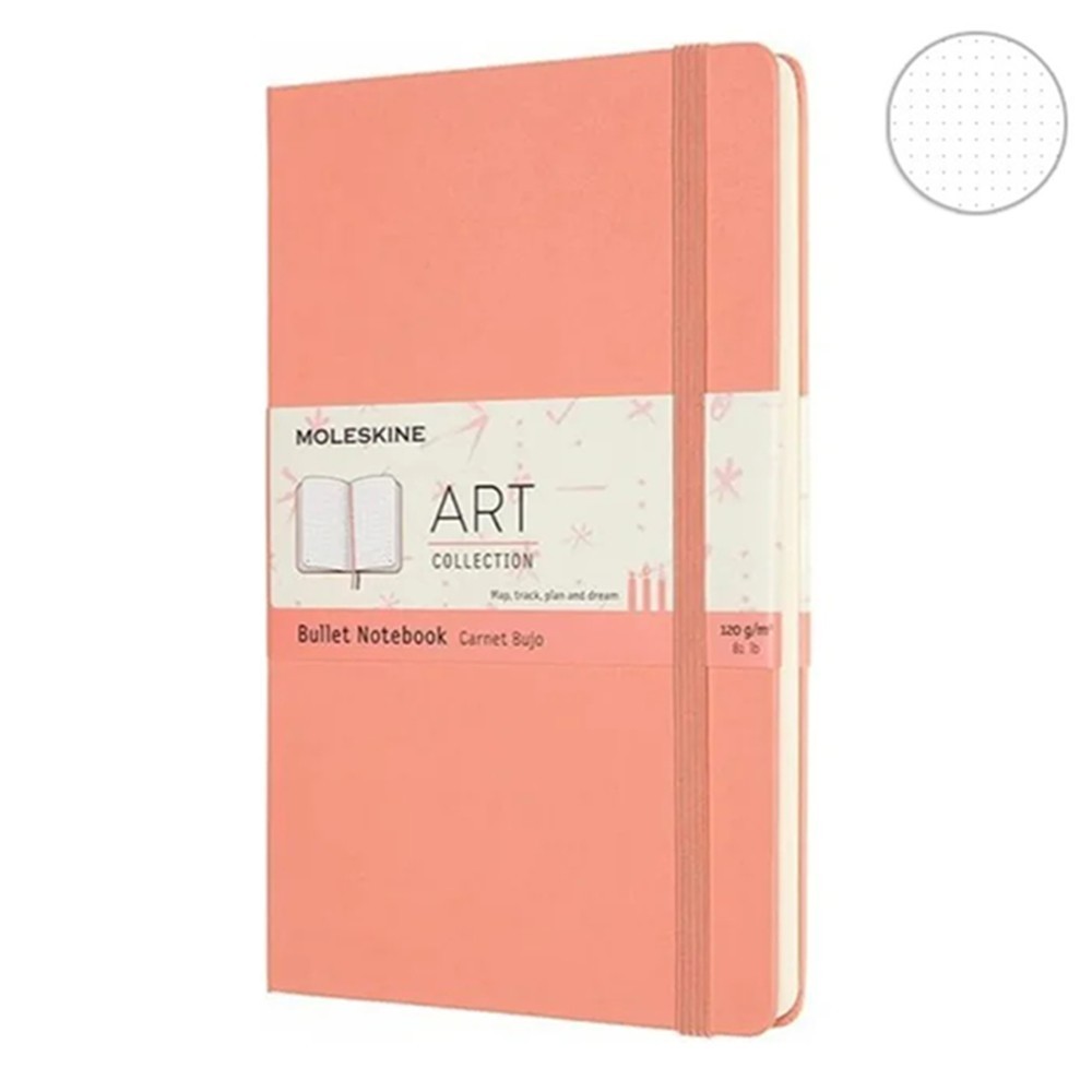 Записник Кораловий середній, Moleskine Art Bullet, ARTBULNT3D20