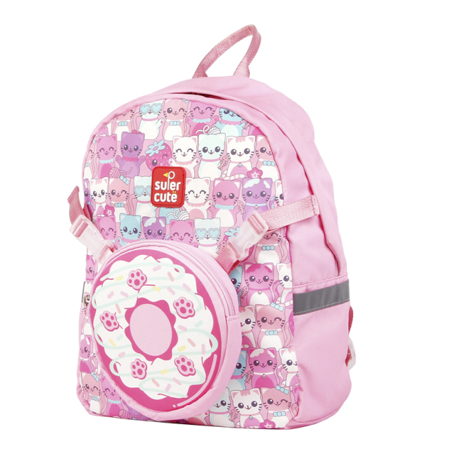 Рюкзак 2в1 Supercute Розовый котёнок, SF127