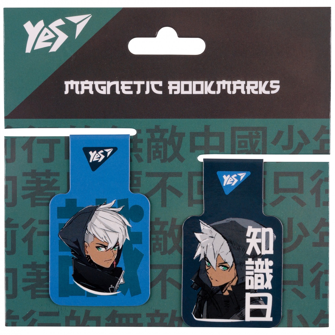 Закладки магнітні "Anime boy", 2шт, 708121 Yes
