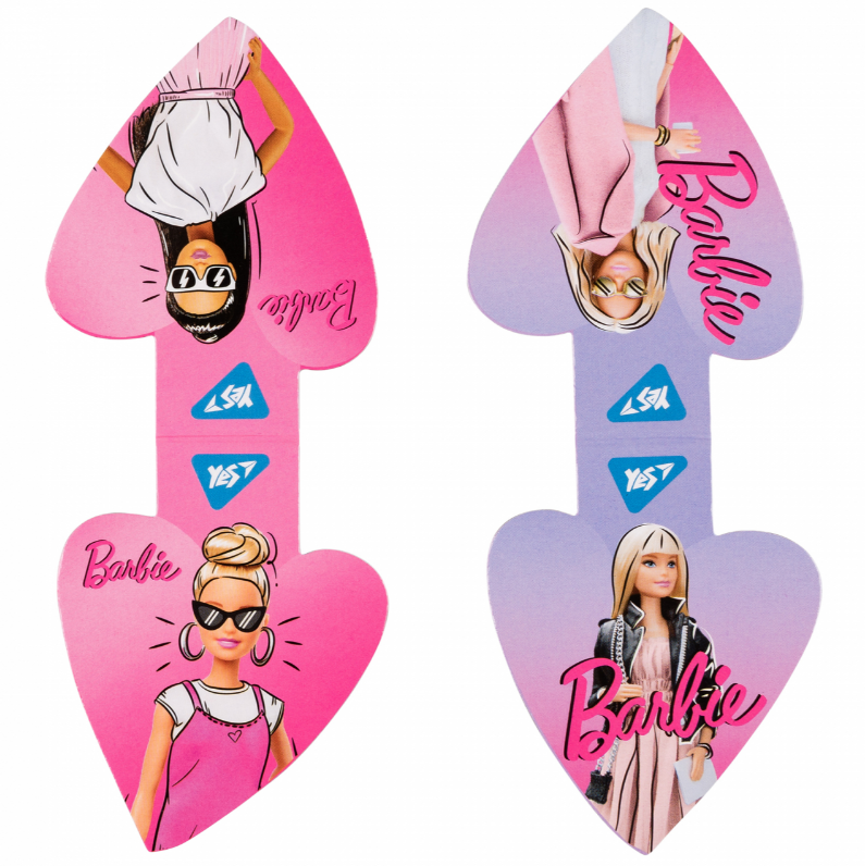 Закладки магнітні "Barbie heart", 2шт, 708110 Yes 2