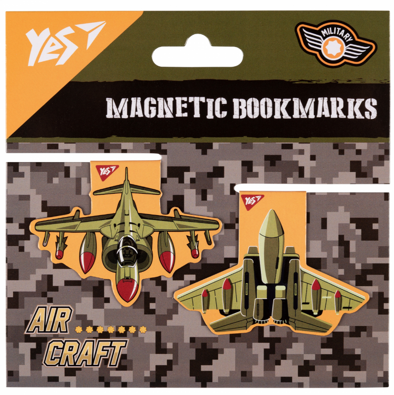 Закладки магнітні "Military", 2шт, 708112 Yes