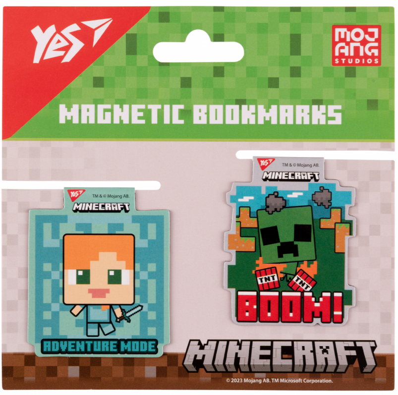 Закладки магнітні "Minecraft friends", 2шт, 708102 Yes 1