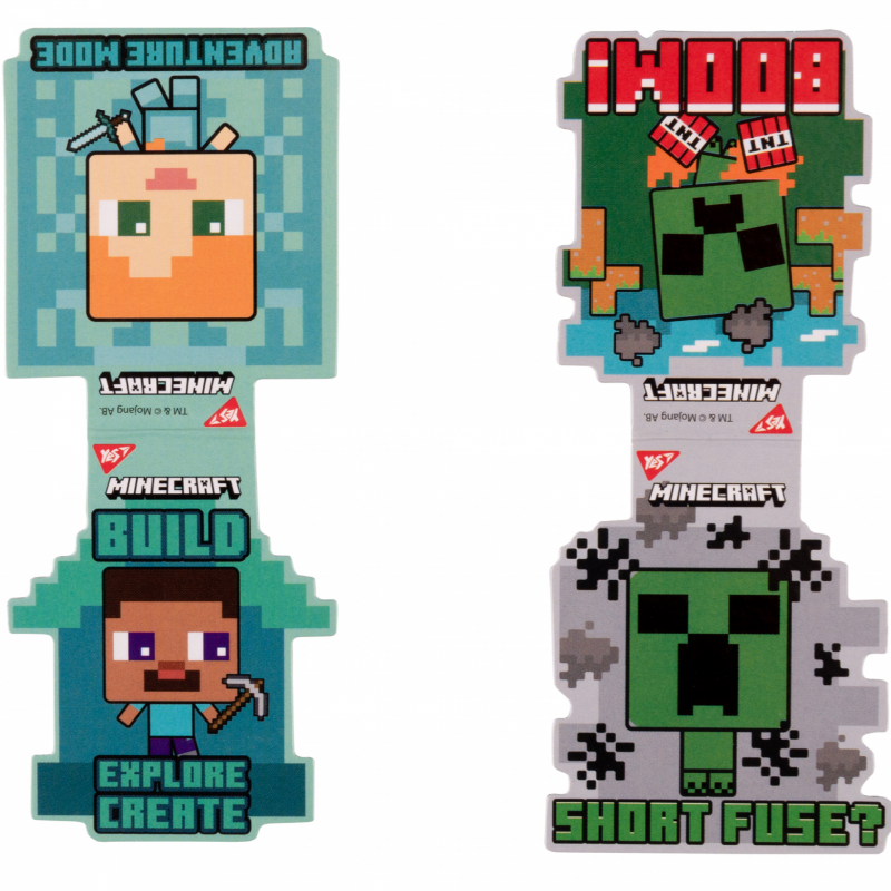 Закладки магнітні "Minecraft friends", 2шт, 708102 Yes 2