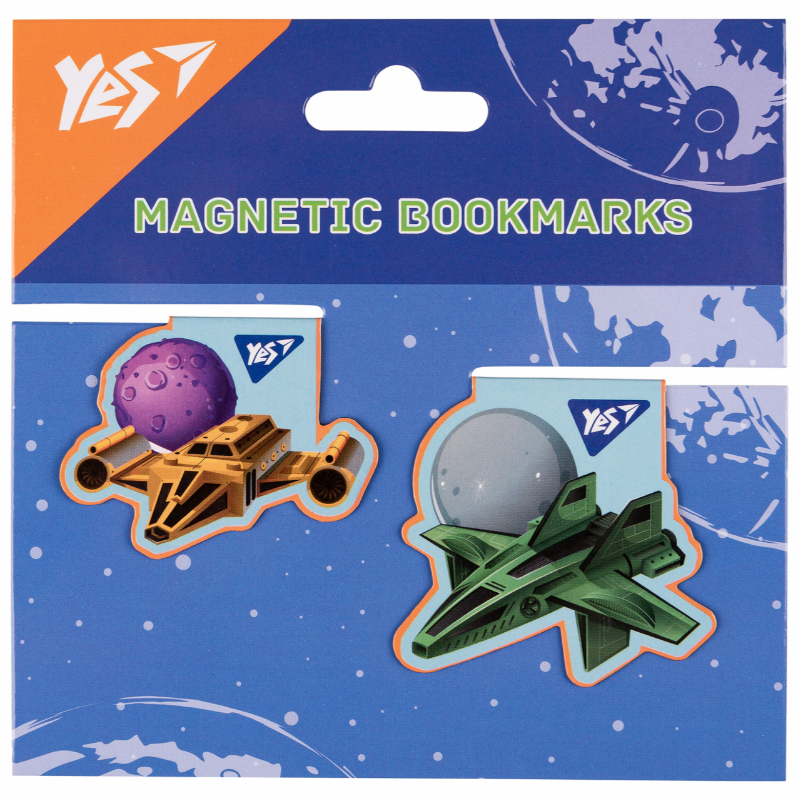 Закладки магнітні "Super Space", 2шт, 708116 Yes