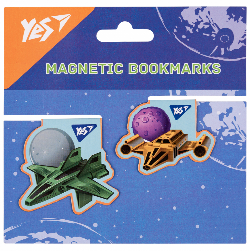 Закладки магнітні "Super Space", 2шт, 708116 Yes 1