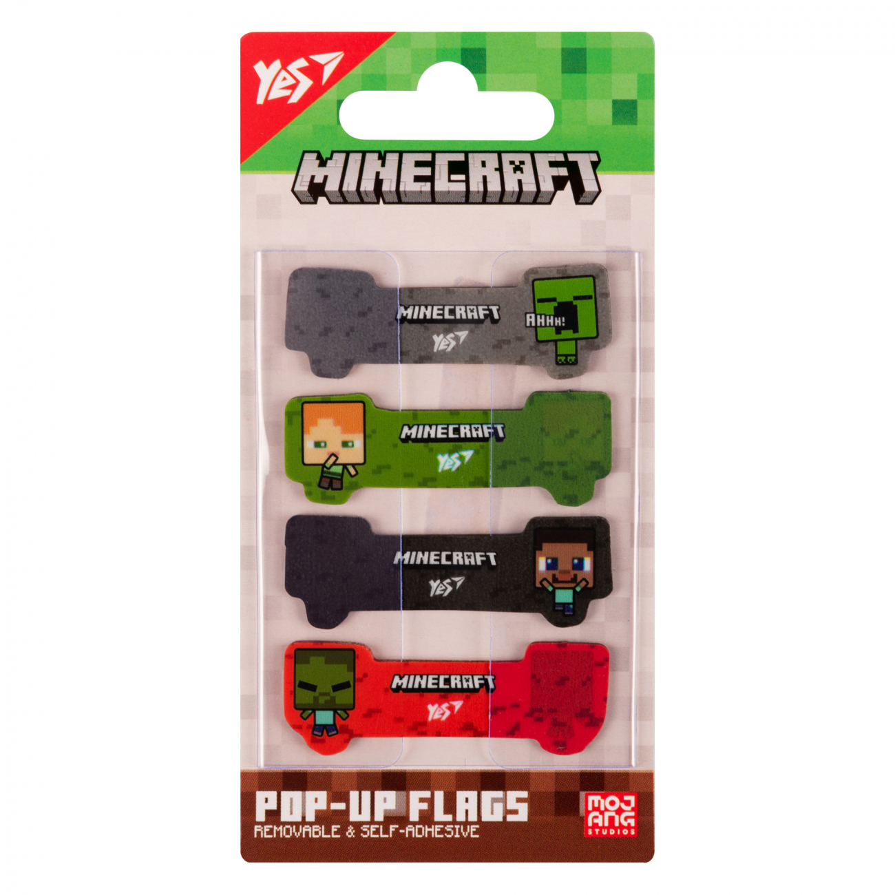 Закладки Pop-up "Minecraft", пластик, 80 шт, 170427 Yes
