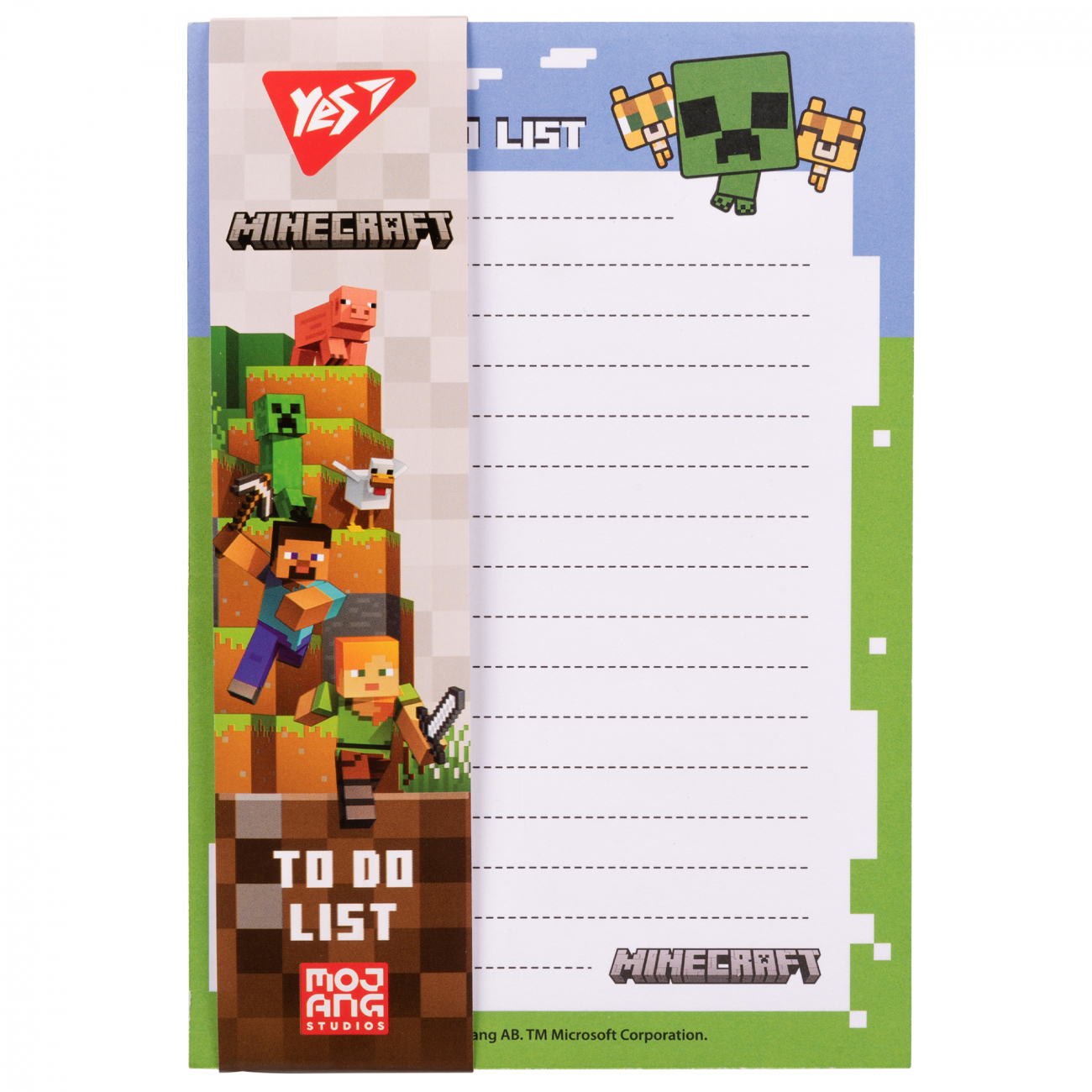 Папір для нотаток на магніті To Do "Minecraft", 170338 Yes