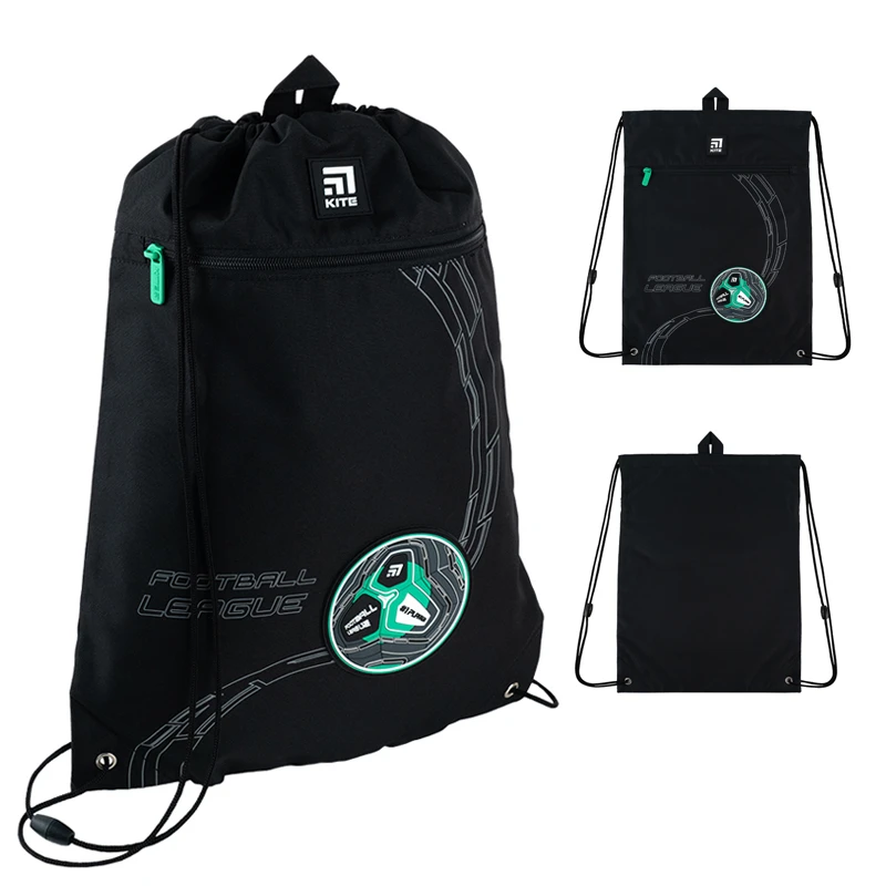 Набор рюкзак + пенал + сумка для обуви Kite 555S Football, SET_K24-555S-9 15