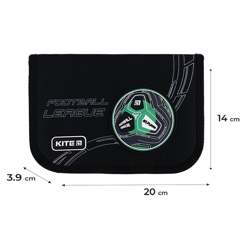 Набор рюкзак + пенал + сумка для обуви Kite 555S Football, SET_K24-555S-9 21