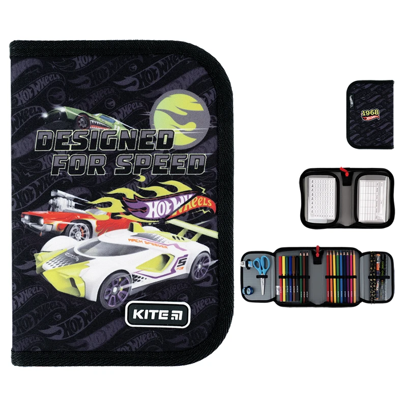 Пенал Kite 1 від., 2 відв., з наповненням 622H HW, HW24-622H