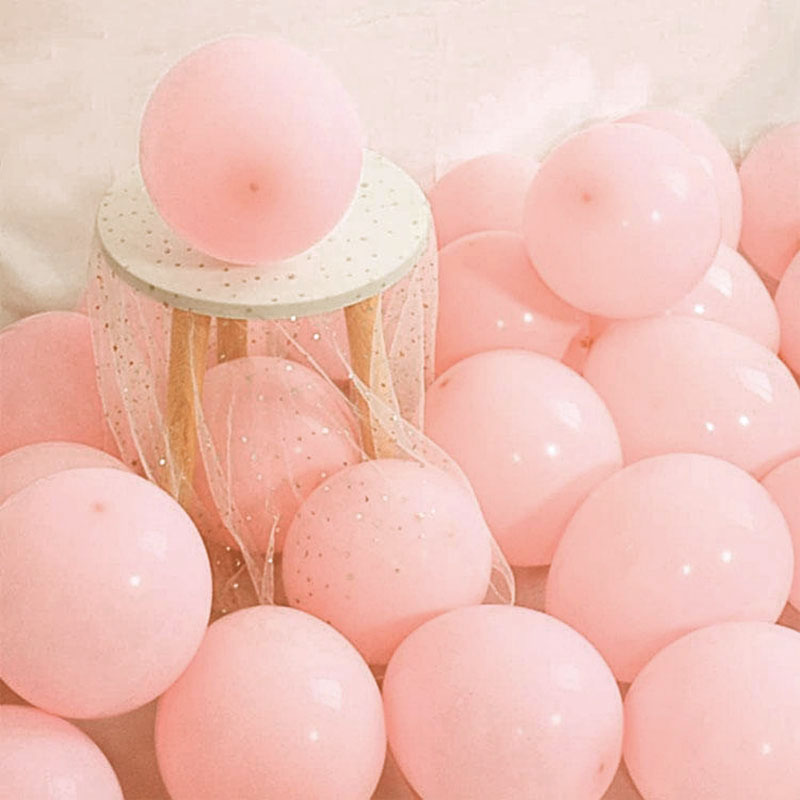 Кулька повітряна латексна 30 см (100) Baby Pink, матовий, IDEA7-DL-001 1