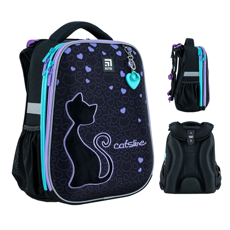 Набор рюкзак + пенал + сумка для обуви Kite 531M Catsline, SET_K24-531M-1 1