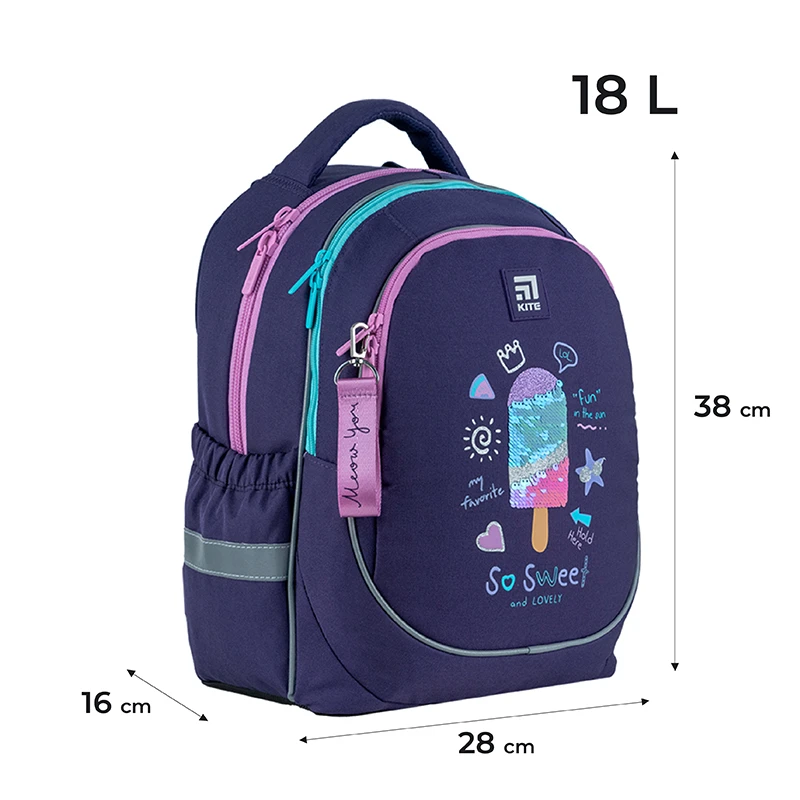 Набор рюкзак + пенал + сумка для обуви Kite 700M So Sweet, SET_K24-700M-6 2