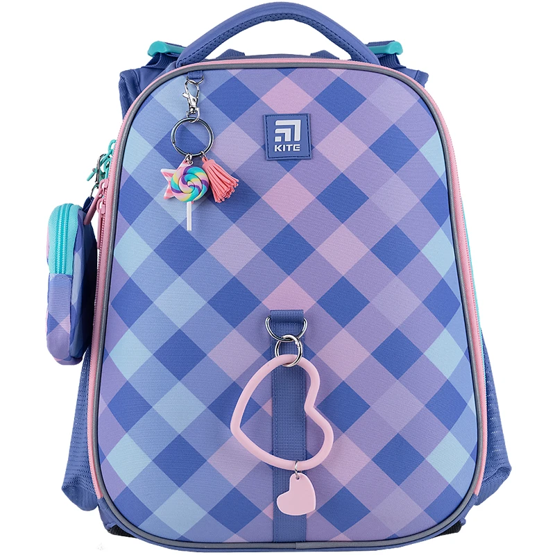 Набір рюкзак + пенал +сумка для вз. Kite 531M Purple Chequer, SET_K24-531M-2 3