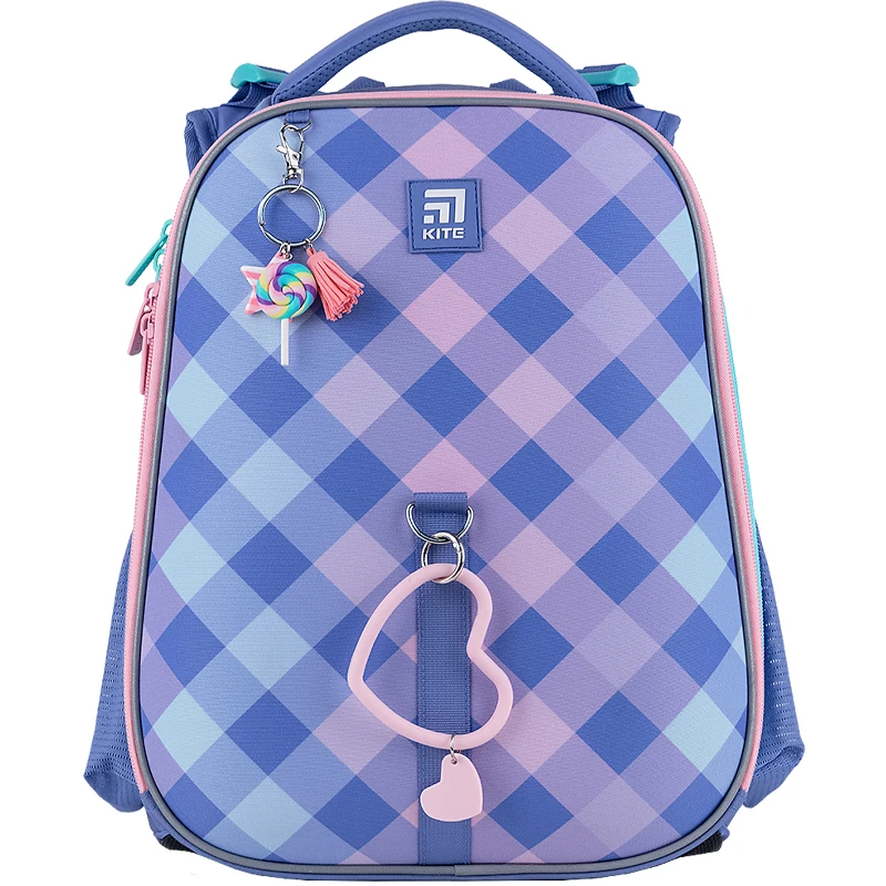 Набір рюкзак + пенал +сумка для вз. Kite 531M Purple Chequer, SET_K24-531M-2 5