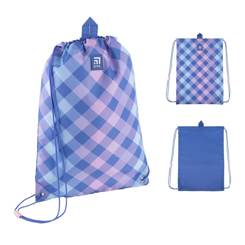 Набір рюкзак + пенал +сумка для вз. Kite 531M Purple Chequer, SET_K24-531M-2 16