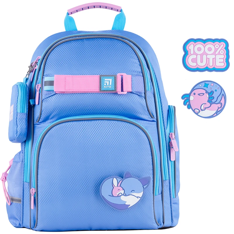 Набор рюкзак + пенал + сумка для обуви Kite 702M 100% Cute, SET_K24-702M-2 16