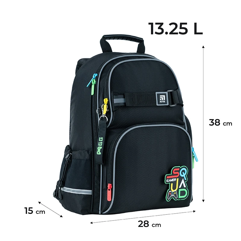 Набор рюкзак + пенал + сумка для обуви Kite 702M SQUAD, SET_K24-702M-3 2